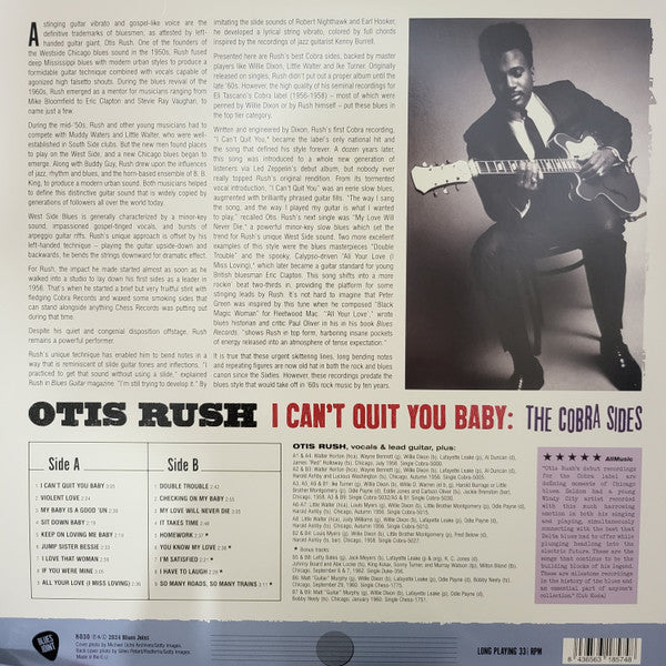Otis Rush : I Can't Quit You Baby: The Cobra Sides (LP, Album, Comp)