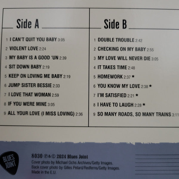 Otis Rush : I Can't Quit You Baby: The Cobra Sides (LP, Album, Comp)