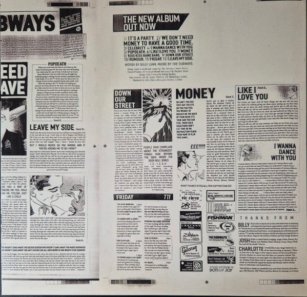 The Subways : Money And Celebrity (LP, Ltd)
