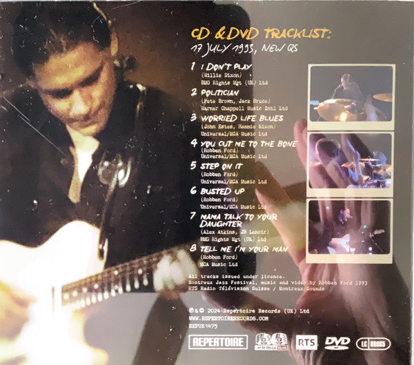 Robben Ford & The Blue Line : Live At The Montreux Jazz Festival 1993 (CD + DVD)