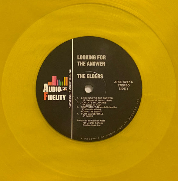 The Elders (3) : Looking For The Answer (LP, Album, RE, Tra)