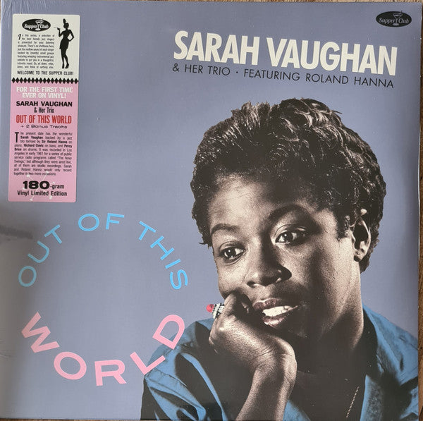 Sarah Vaughan And Her Trio : Out Of The World (LP, Album, Ltd, Num, 180)