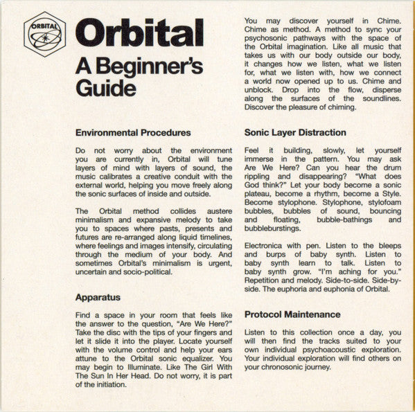 Orbital : A Beginner's Guide (CD, Comp)