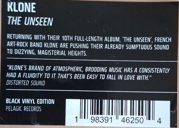Klone (3) : The Unseen (LP, Album)