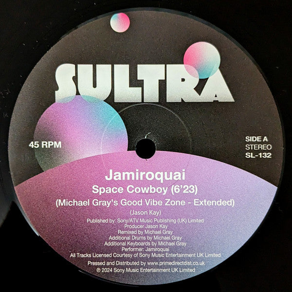 Jamiroquai : Space Cowboy (Michael Gray’s Good Vibe Zone)  (12")