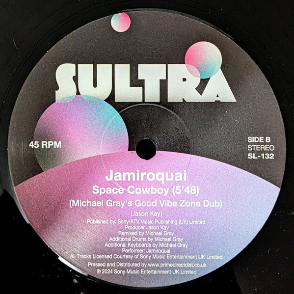 Jamiroquai : Space Cowboy (Michael Gray’s Good Vibe Zone)  (12")