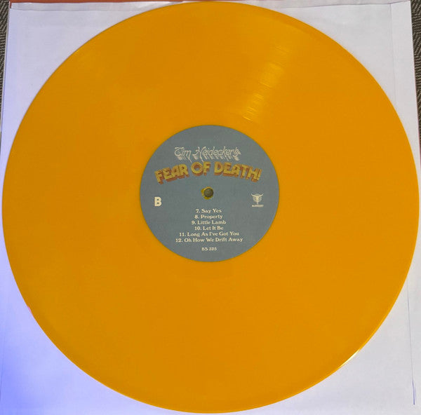 Tim Heidecker : Fear Of Death (LP, Album, RE, Gol)