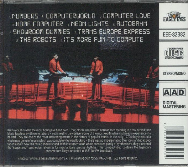 Kraftwerk : Tokyo 1981 (CD, Album, Unofficial)