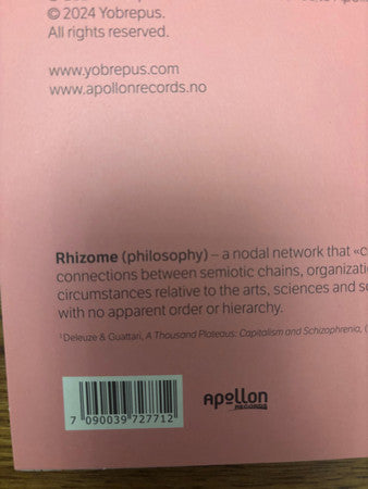 Yobrepus : A Rhizome Revolution Part 1 (LP, Album)