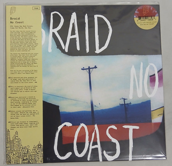 Braid : No Coast (LP, Album, Ltd, RP, Blu)