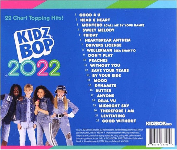 Kidz Bop Kids : Kidz Bop 2022 (CD, Album)