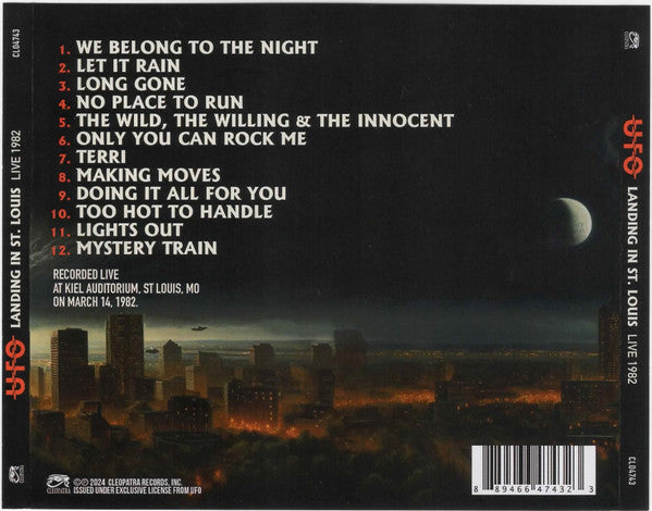 UFO (5) : Landing In St. Louis Live 1982 (CD, Album)