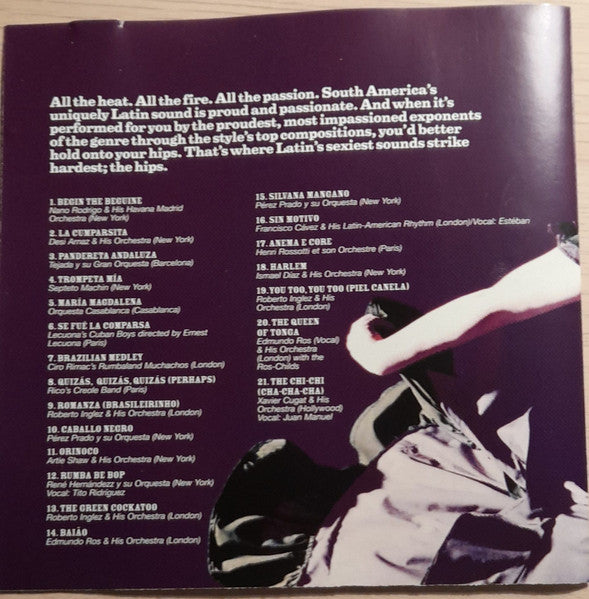 Various : Latin Legends (The Sizzling Sounds Of South America) (CD, Comp, RM)