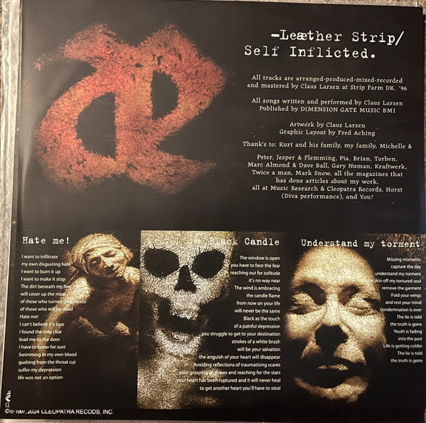 Leæther Strip : Self-Inflicted (LP, Album, RE, Cop)