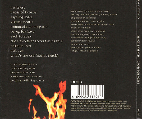 Black Sabbath : Cross Purposes (CD, Album, RE, RM, Dig)