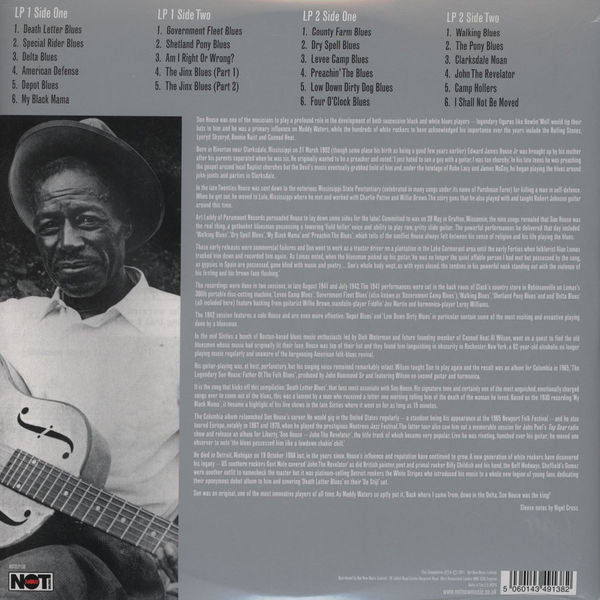 Son House : Raw Delta Blues (2xLP, Comp, 180)