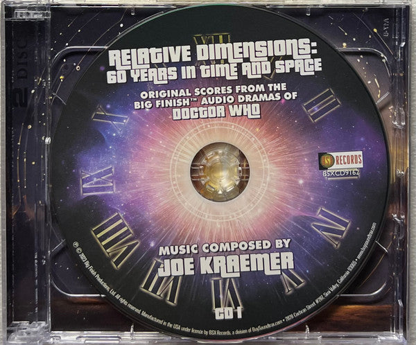 Joe Kraemer : Relative Dimensions: 60 Years In Time And Space (Original Scores From The Big Finish Audio Dramas Of Doctor Who) (2xCD, Comp, Ltd)