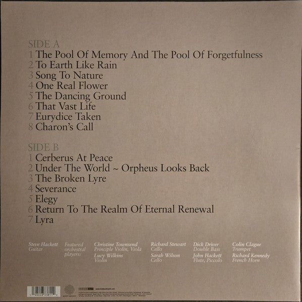 Steve Hackett & The Underworld Orchestra : Metamorpheus (LP, Album, RE, 180)