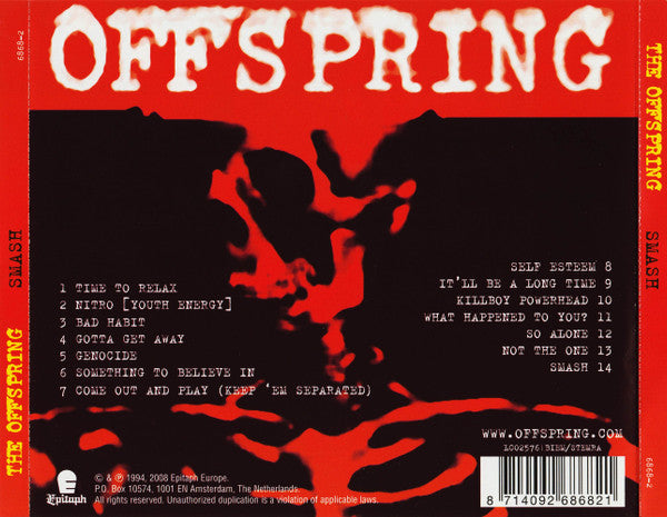 The Offspring : Smash (CD, Album, RE, RM)