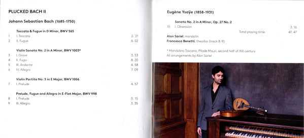 Alon Sariel : Plucked Bach II (CD, Album, Dig)