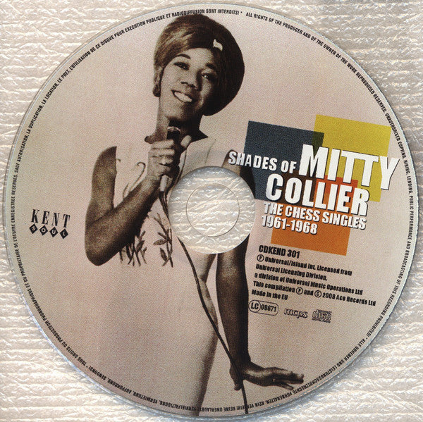Mitty Collier : Shades Of Mitty Collier : The Chess Singles 1961-1968 (CD, Comp, Mono)