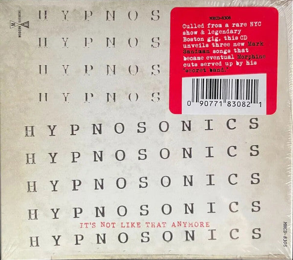 Hypnosonics : It's Not Like That Anymore (2xCD, Album)