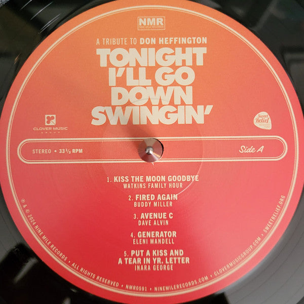 Various : Tonight I'll Go Down Swingin': A Tribute To Don Heffington (LP, Ben)