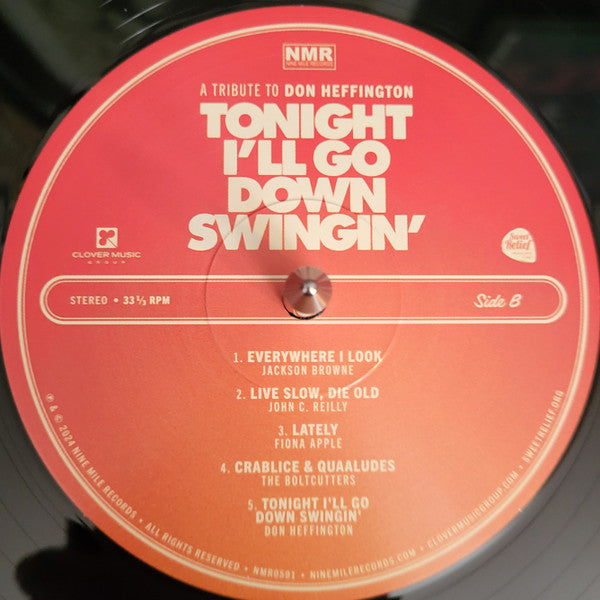 Various : Tonight I'll Go Down Swingin': A Tribute To Don Heffington (LP, Ben)