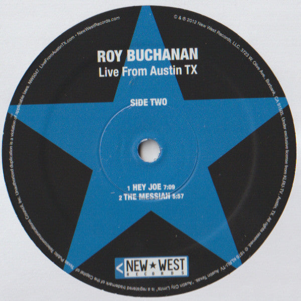 Roy Buchanan : Live From Austin Tx (LP, Ltd, Blu)