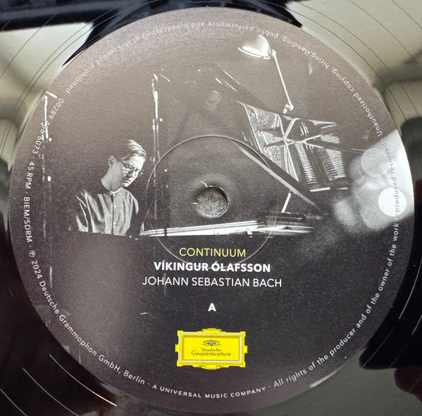 Víkingur Ólafsson, Johann Sebastian Bach : Continuum (12", EP, 180)