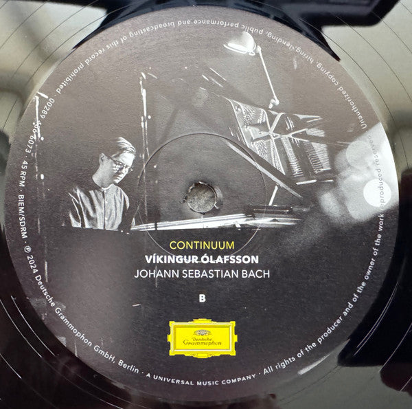 Víkingur Ólafsson, Johann Sebastian Bach : Continuum (12", EP, 180)
