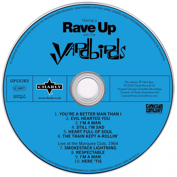 The Yardbirds : Having A Rave Up With The Yardbirds (CD, Album, RE, Dig)