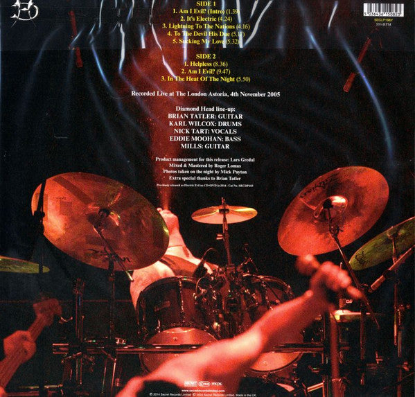 Diamond Head (2) : Live In London (LP, Ltd, Yel + CD, Bon)