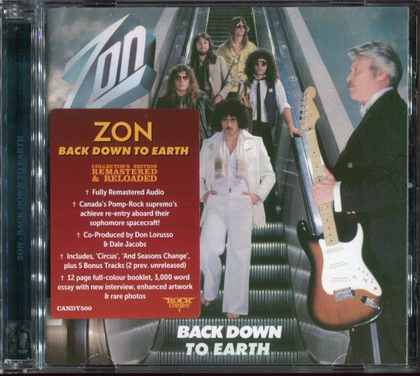 Zon (2) : Back Down To Earth (CD, Album, RE, RM)