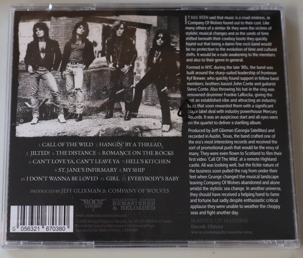 Company Of Wolves : Company Of Wolves (CD, Album, RE, RM)