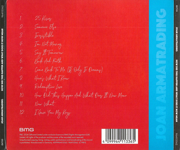 Joan Armatrading : How Did This Happen And What Does It Now Mean (CD, Album)