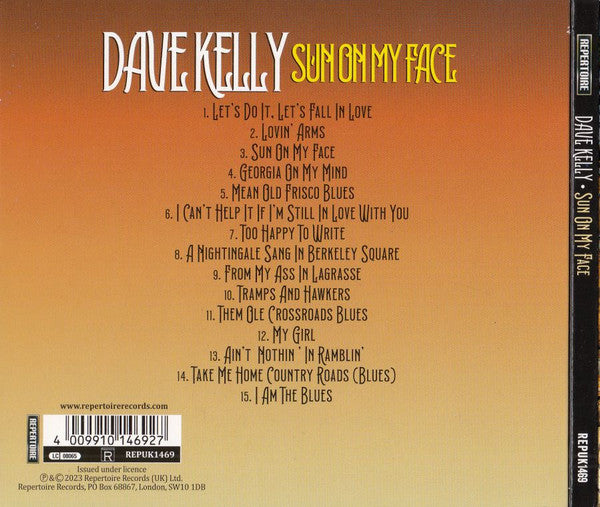 Dave Kelly (3) : Sun On My Face (CD)