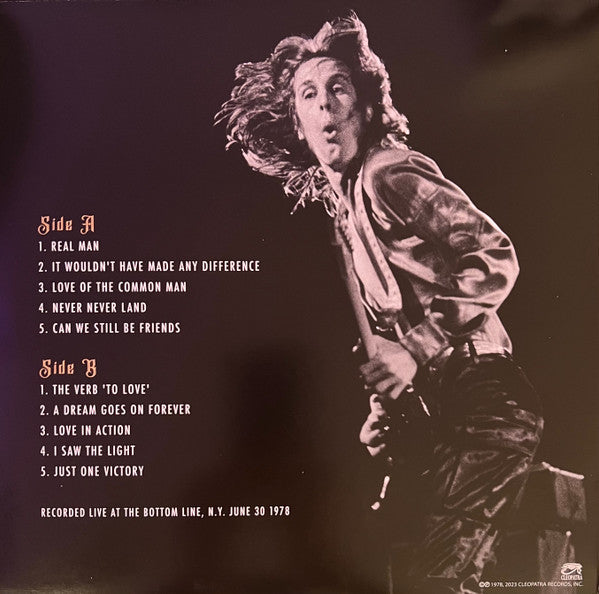 Todd Rundgren : Live In N.Y.C '78 (LP, Album, Ltd, RE, Gol)