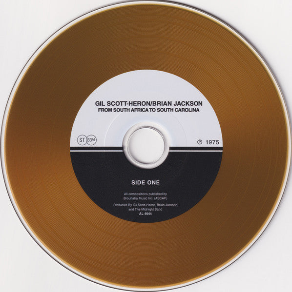 Gil Scott-Heron & Brian Jackson : From South Africa To South Carolina (CD, Album, RSD, Ltd, RE, S/Edition, Gol)