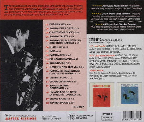 Stan Getz : Jazz Samba Plus Jazz Samba Encore! (CD, Comp, RM)