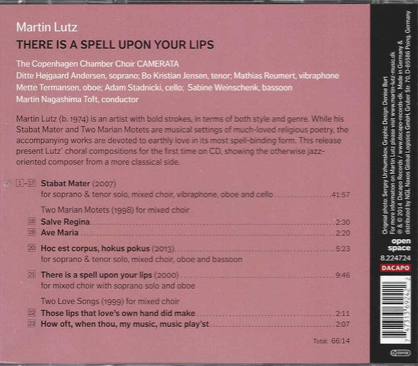 Martin Lutz (6) : There Is A Spell Upon Your Lips (CD, Album)