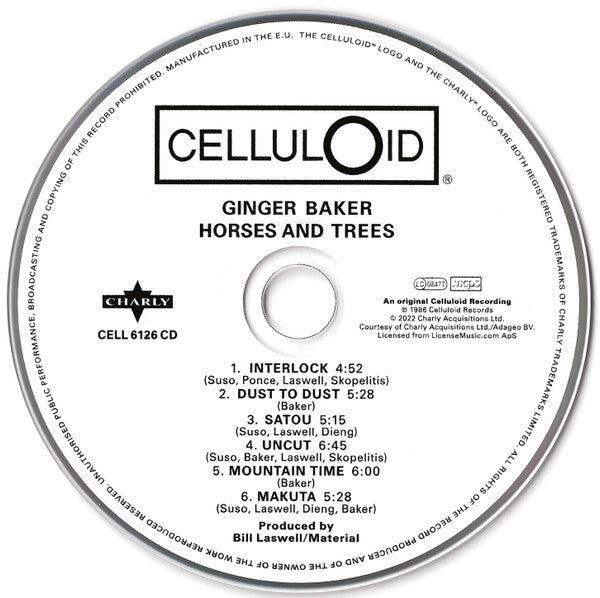 Ginger Baker : Horses And Trees (CD, Album, RE, RM, Car)