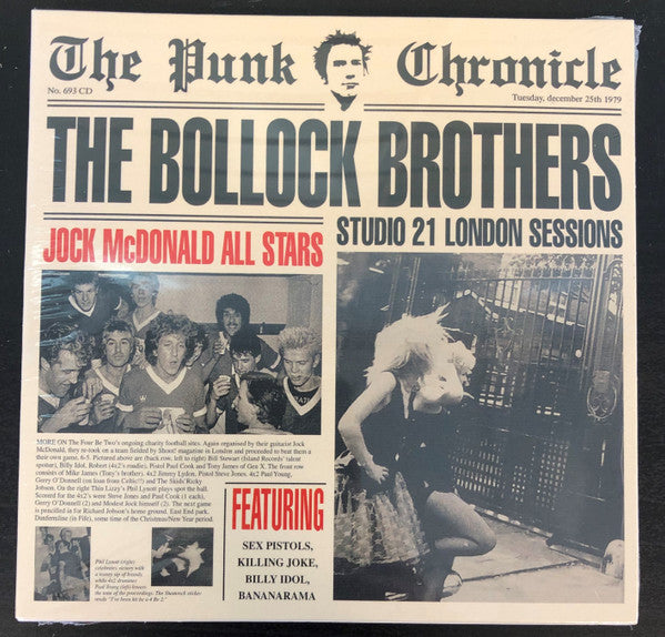 The Bollock Brothers : 21 Studio Sessions (CD, Album)