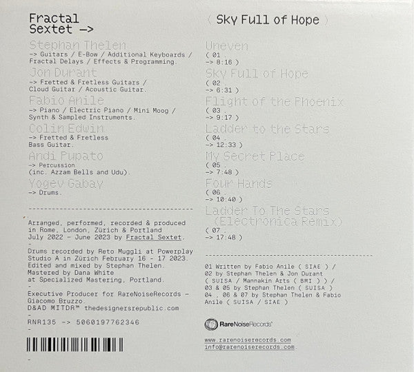 Fractal Sextet : Sky Full Of Hope (CD, Album)