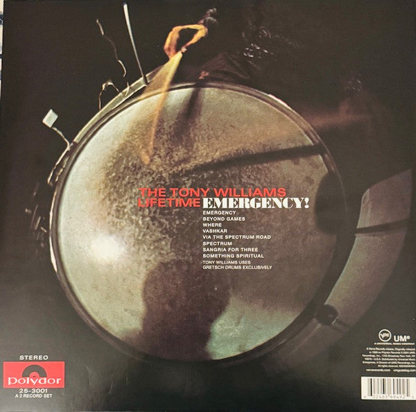 The Tony Williams Lifetime : Emergency! (2xLP, Album, RE)