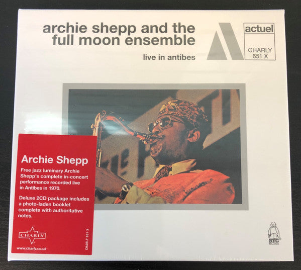 Archie Shepp And The Full Moon Ensemble : Live in Antibes (2xCD, Comp, Dlx, RE)