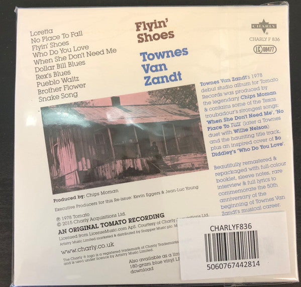 Townes Van Zandt : Flyin' Shoes (CD, RM)