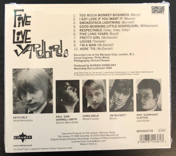 The Yardbirds : Five Live Yardbirds (CD, Album, Mono, RE, RM)