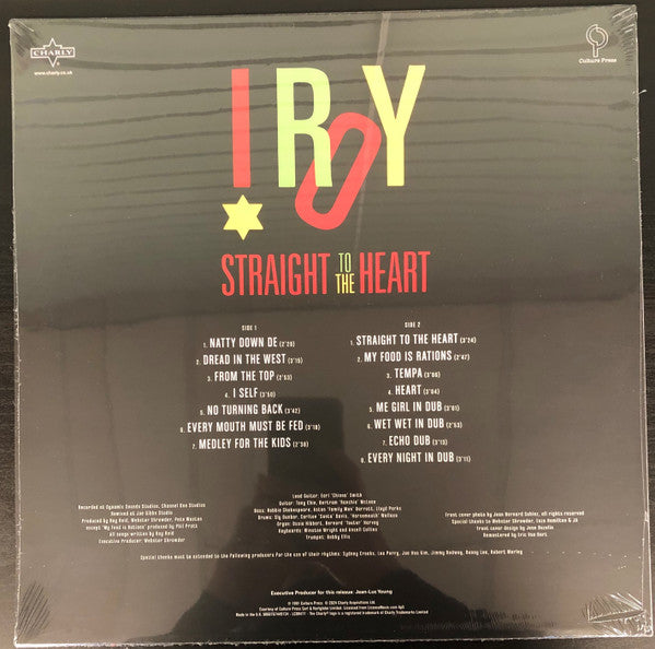 I-Roy : Straight To The Heart (LP, Comp, RE, RM)