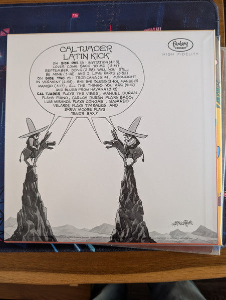 Cal Tjader : Latin Kick (LP, Album, RE, 180)